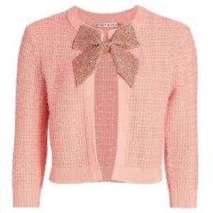 Alice + Olivia Pink Akira Cardigan